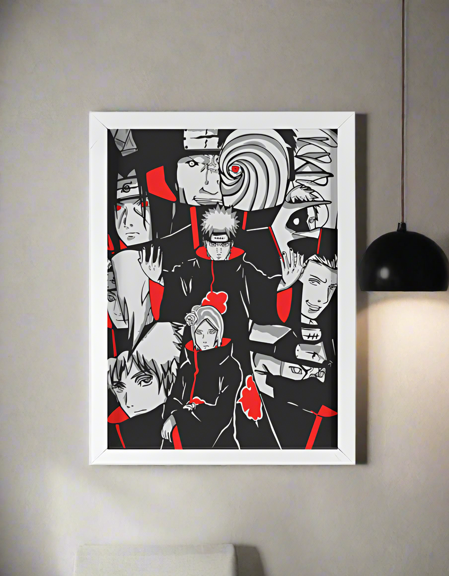 Naruto – Akatsuki Framed Poster