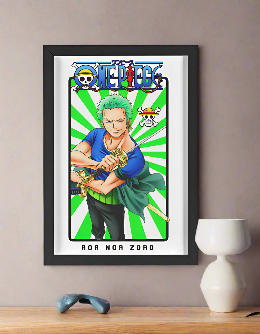 One Piece – Roronoa Zoro Framed Poster