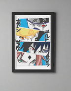 Naruto – Team 7 Framed Poster