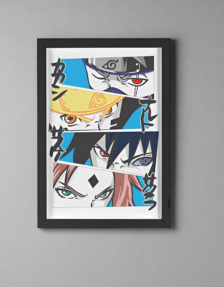 Naruto – Team 7 Framed Poster