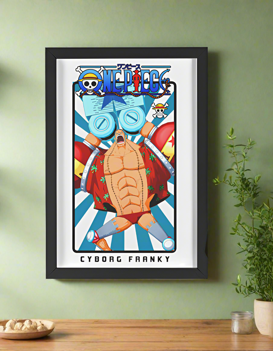 One Piece – Cyborg Franky Framed Poster