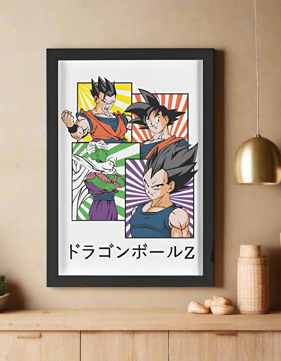 Dragon Ball Z – Heroes Burst Framed Poster