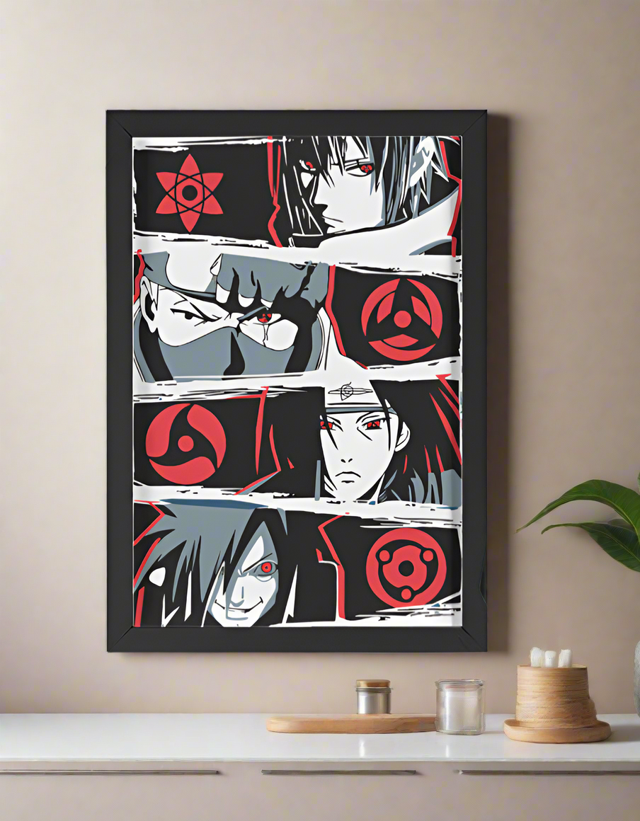 Naruto – Mangekyo Legends Framed Poster