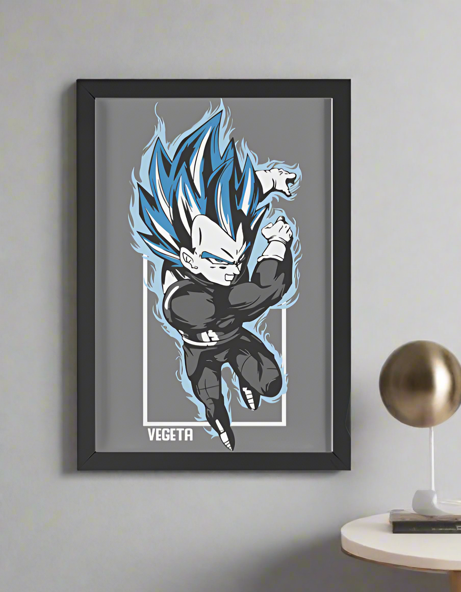 Dragon Ball – Vegeta Framed Poster