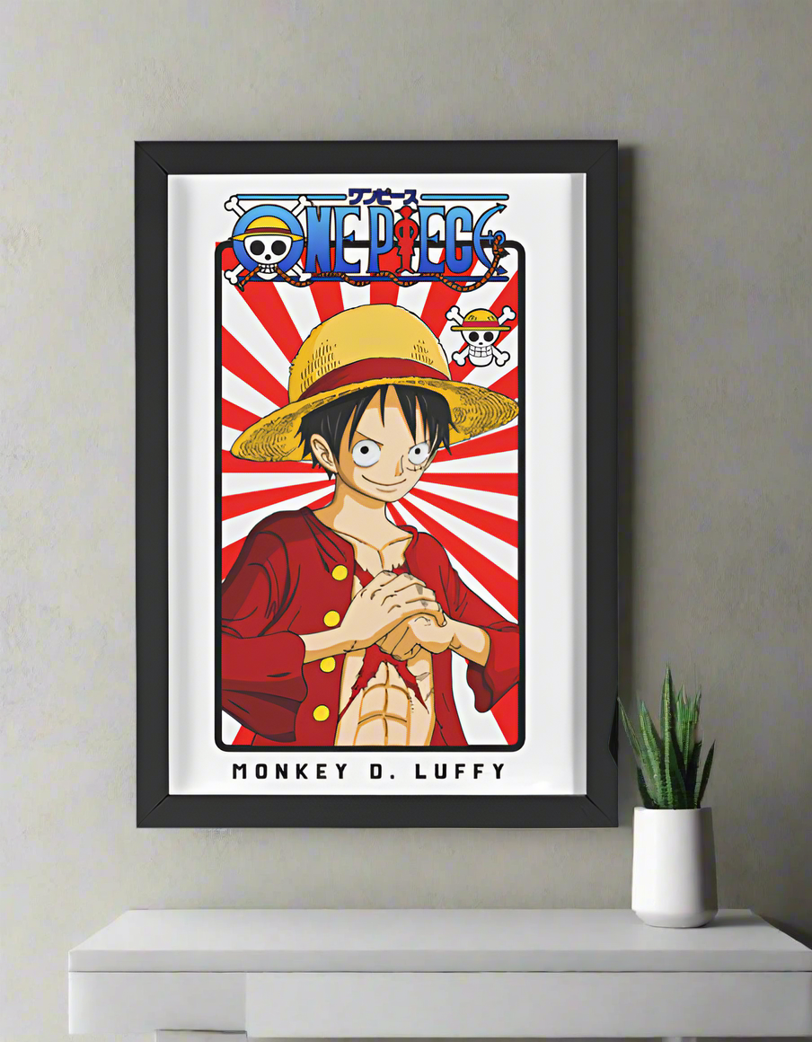 One Piece – Monkey D. Luffy Framed Poster